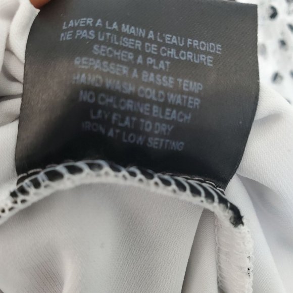 Laura Plus Polka  Dot V Neck Blouse with Lace overlay and ruffled chest … - Picture 9 of 9